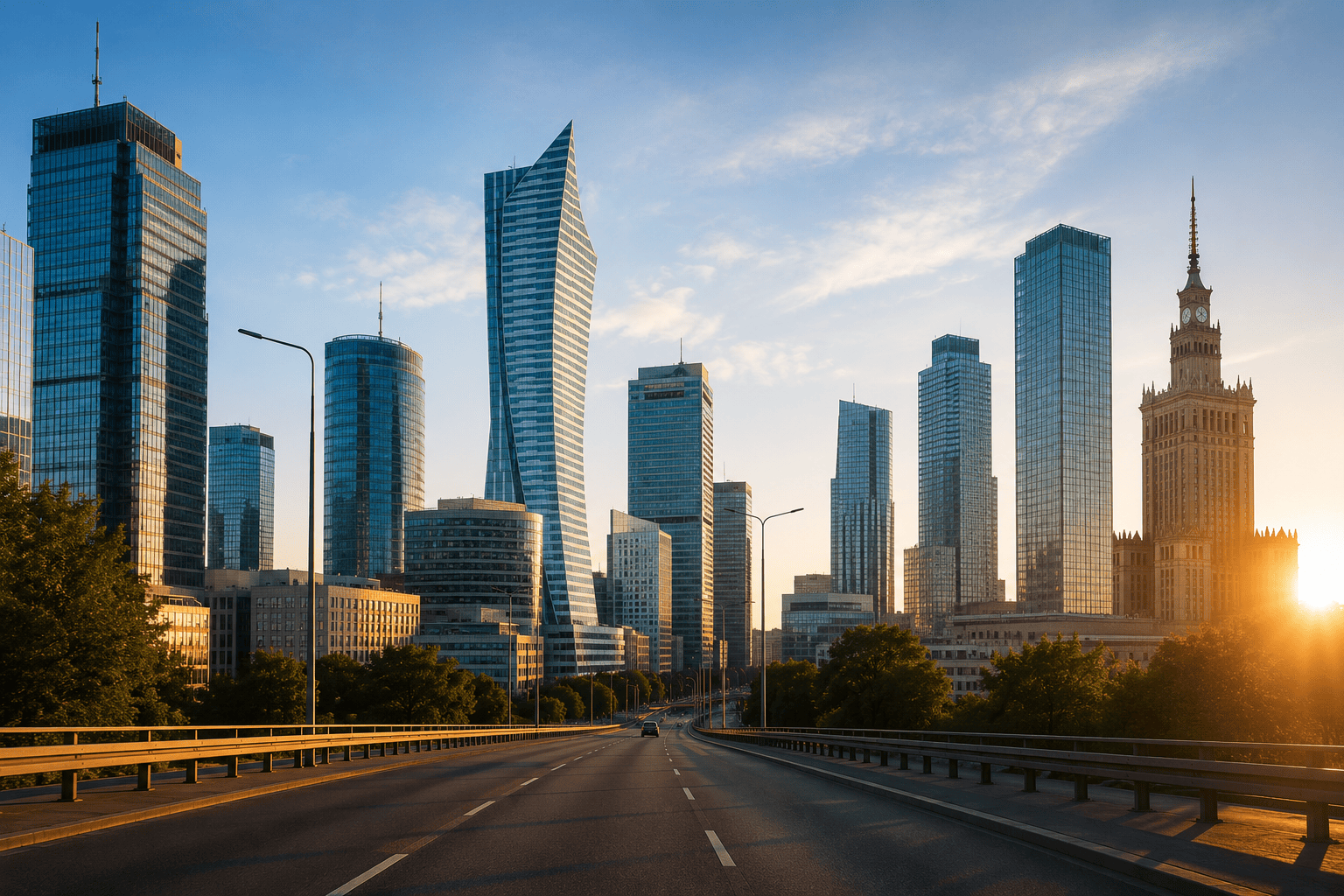 Warszawa ruch drogowy